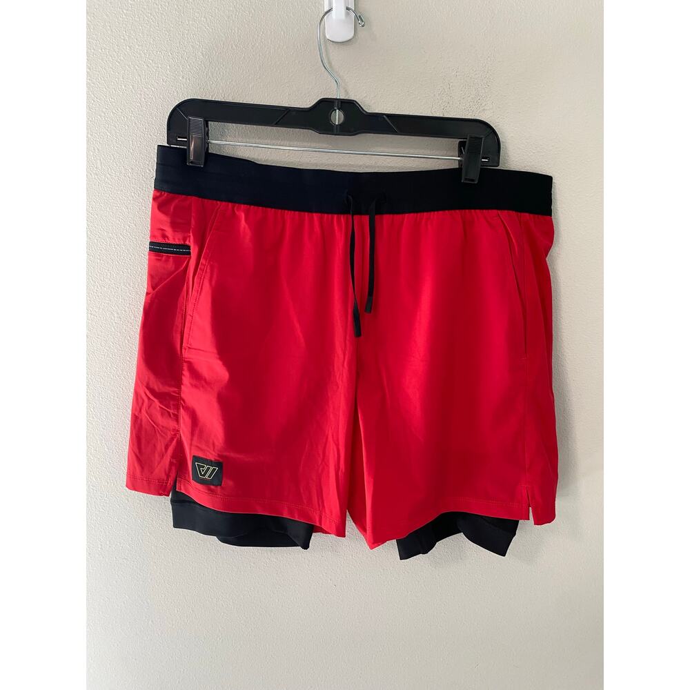 Men's Athletic Shorts in Red